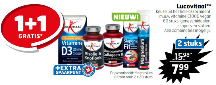 Lucovitaal   voedingssupplement folder aanbieding bij  Trekpleister - details