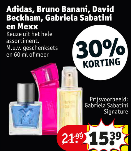 David Beckham   eau de toilette folder aanbieding bij  Kruidvat - details