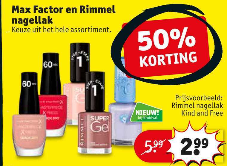 Max Factor   nagellak folder aanbieding bij  Kruidvat - details