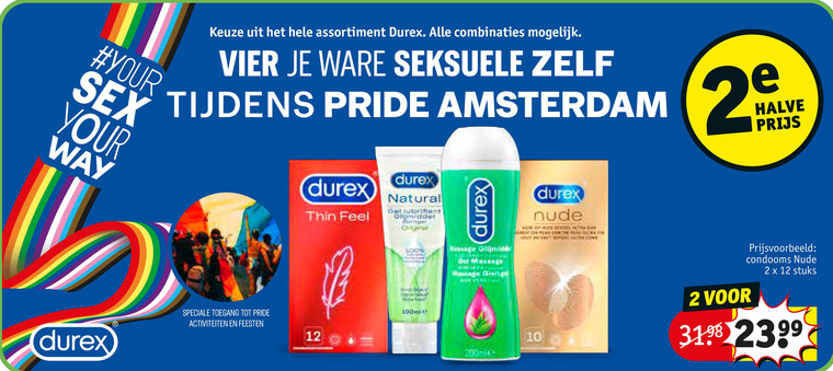 Durex   condooms folder aanbieding bij  Kruidvat - details