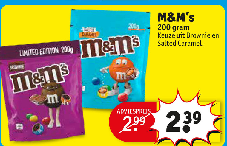 M en Ms   chocolade folder aanbieding bij  Kruidvat - details