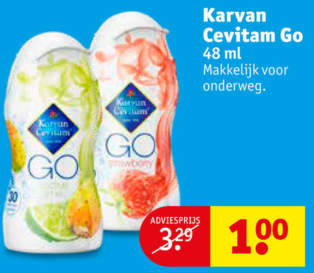 Karvan Cevitam   limonadesiroop folder aanbieding bij  Kruidvat - details