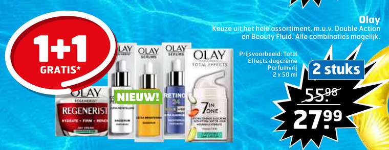 Olaz   dagcreme folder aanbieding bij  Trekpleister - details