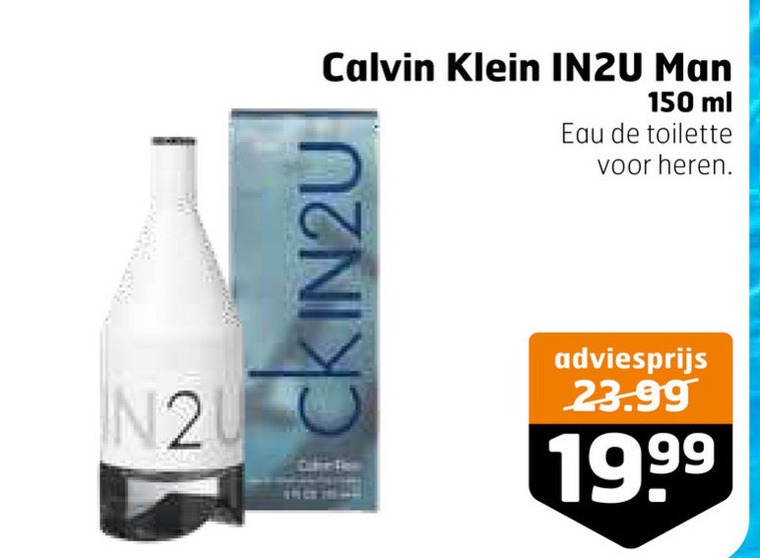 Calvin Klein   eau de toilette folder aanbieding bij  Trekpleister - details