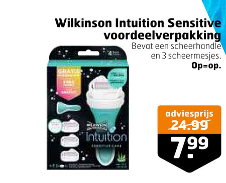 Wilkinson   dames handscheerapparaat folder aanbieding bij  Trekpleister - details