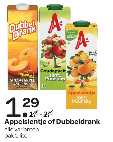 Appelsientje   fruitdrank folder aanbieding bij  Spar - details