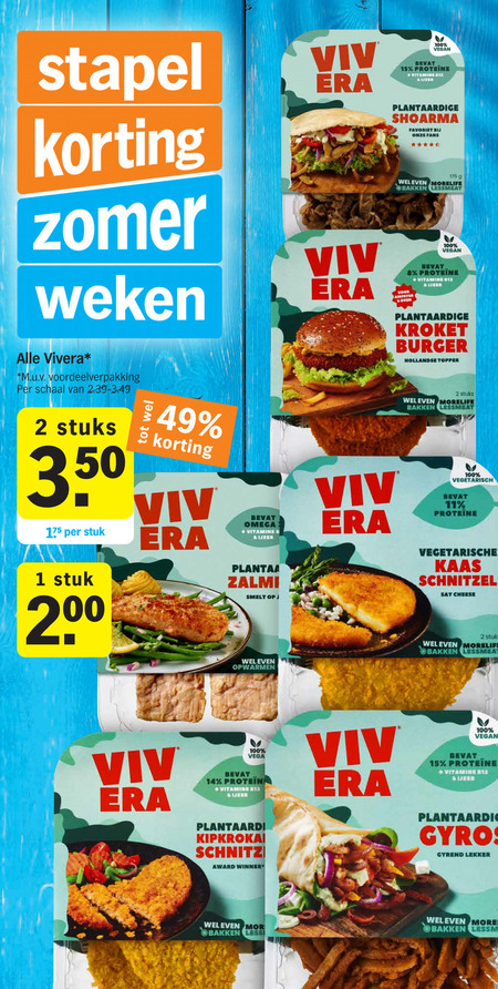 Vivera   vegetarisch folder aanbieding bij  Albert Heijn - details