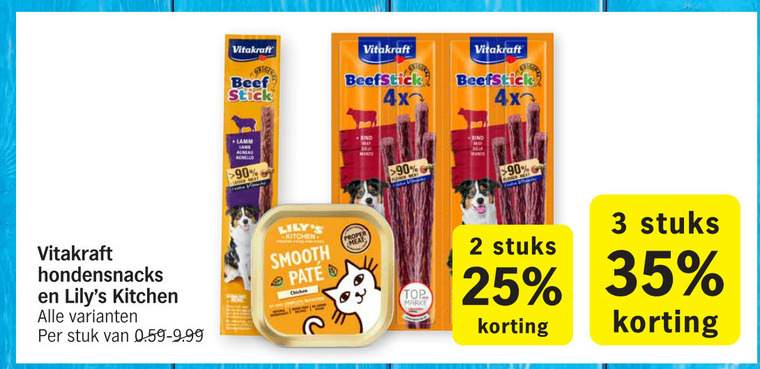 Vitakraft   hondensnacks folder aanbieding bij  Albert Heijn - details