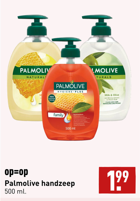 Palmolive   handzeep folder aanbieding bij  Aldi - details