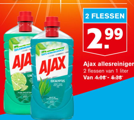 Ajax   allesreiniger folder aanbieding bij  Hoogvliet - details