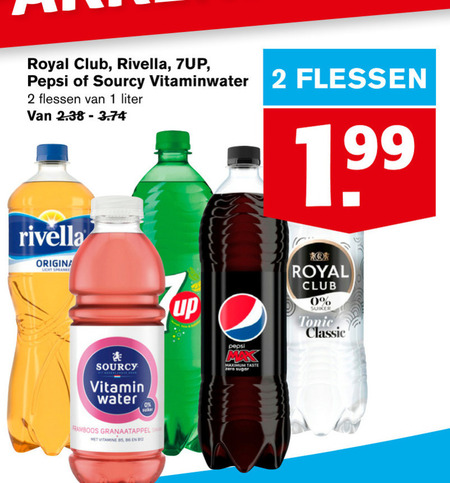 Royal Club   cola, frisdrank folder aanbieding bij  Hoogvliet - details