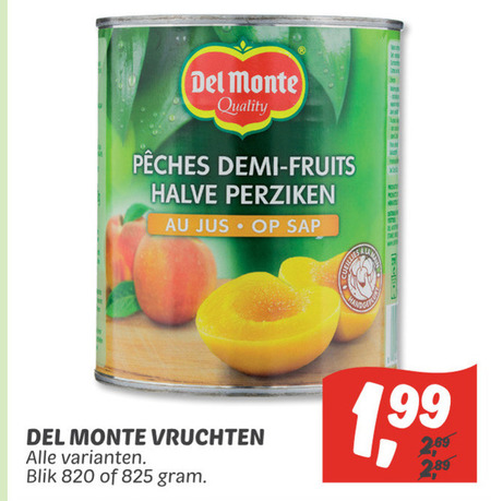 Del Monte   fruitconserven folder aanbieding bij  Dekamarkt - details