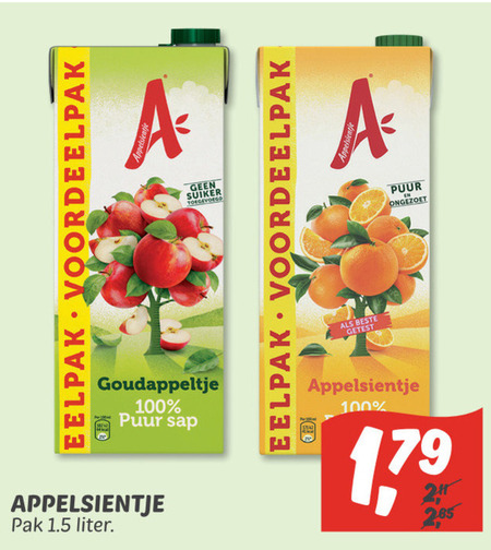 Appelsientje   fruitdrank folder aanbieding bij  Dekamarkt - details