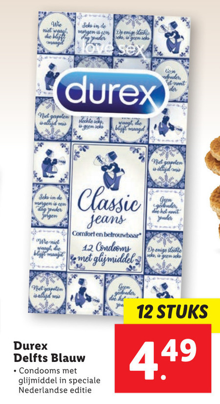 Durex   condooms folder aanbieding bij  Lidl - details