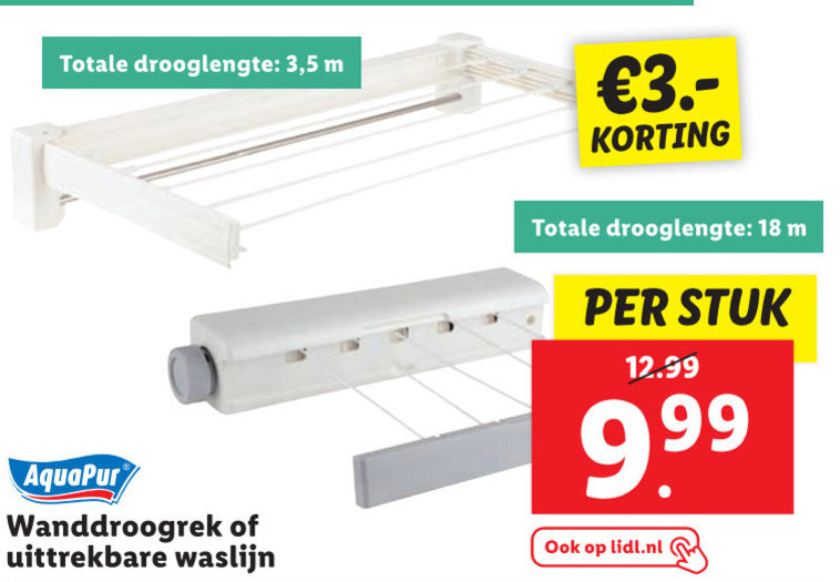 AquaPur   hangdroogrek folder aanbieding bij  Lidl - details