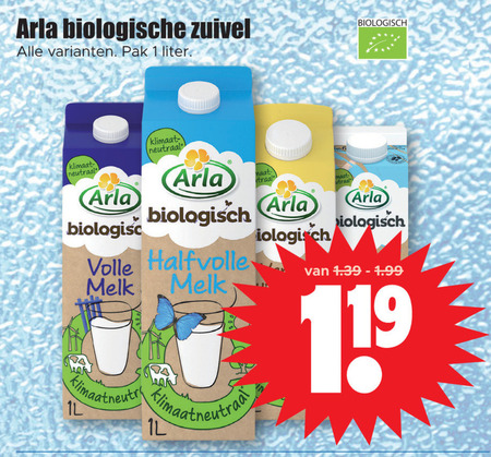 Arla   zuivel, yoghurt folder aanbieding bij  Dirk - details