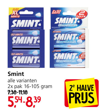 Smint   kauwgom folder aanbieding bij  Jan Linders - details