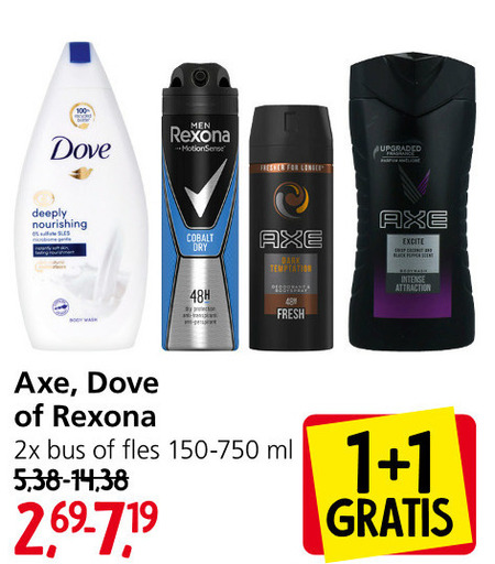 Dove   deodorant, douchegel folder aanbieding bij  Jan Linders - details