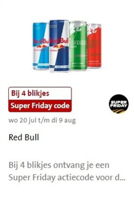 Red Bull   energiedrank folder aanbieding bij  Jumbo - details