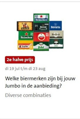 Warsteiner   krat bier folder aanbieding bij  Jumbo - details