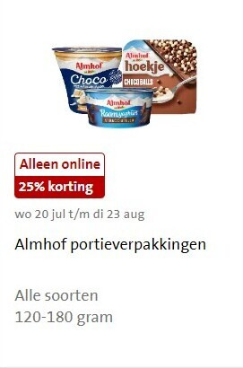 Almhof   vruchtenyoghurt folder aanbieding bij  Jumbo - details