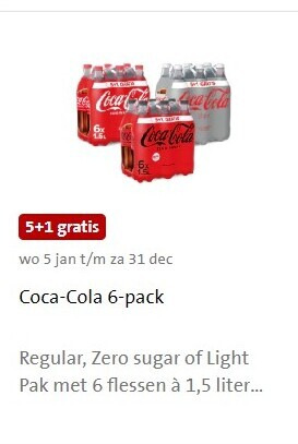 Coca-Cola   cola folder aanbieding bij  Jumbo - details