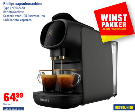 Philips   nespresso apparaat folder aanbieding bij  Makro - details