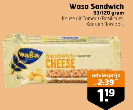 Wasa   knackebrod folder aanbieding bij  Trekpleister - details