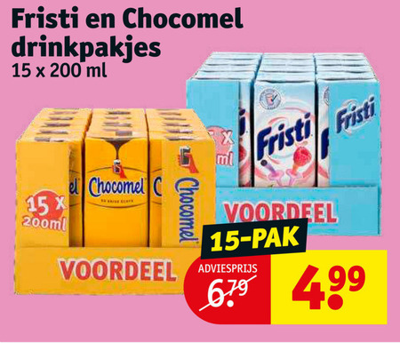 Fristi   chocolademelk, drinkyoghurt folder aanbieding bij  Kruidvat - details