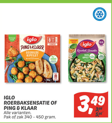 Iglo   diepvriesmaaltijd folder aanbieding bij  Dekamarkt - details