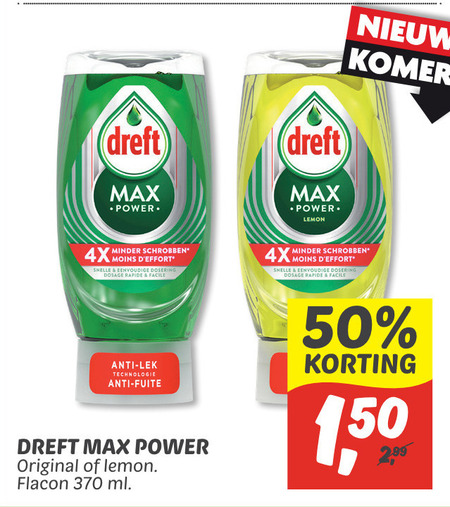 Dreft   afwasmiddel folder aanbieding bij  Dekamarkt - details