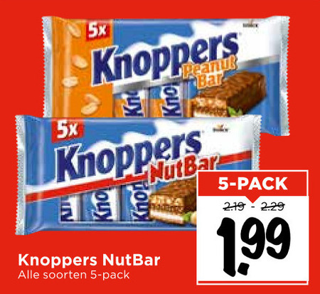 Knoppers   wafels folder aanbieding bij  Vomar - details