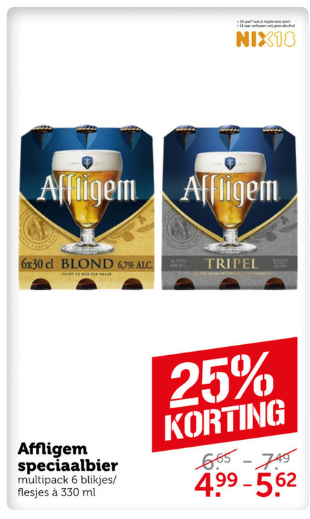 Affligem   speciaalbier folder aanbieding bij  Coop - details