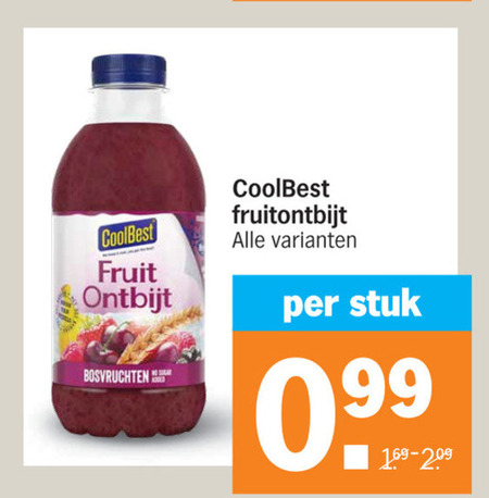 Coolbest   vruchtensap folder aanbieding bij  Albert Heijn - details