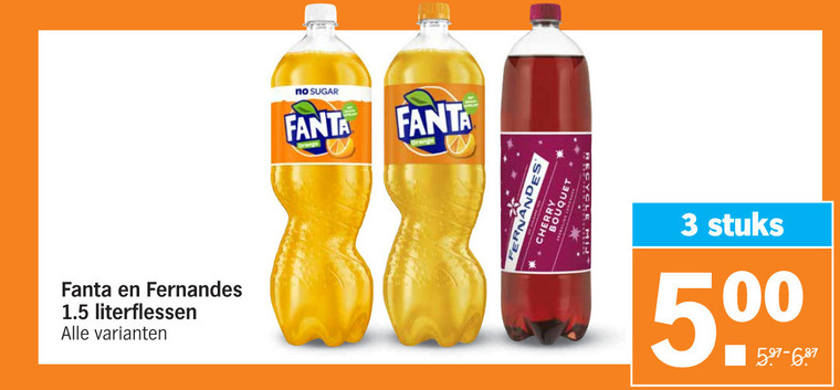 Fanta   frisdrank folder aanbieding bij  Albert Heijn - details