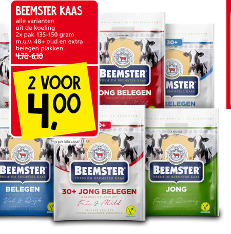 Beemster   kaas folder aanbieding bij  Jan Linders - details