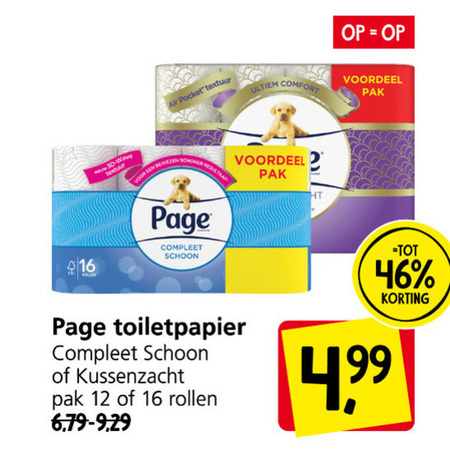 Page   toiletpapier folder aanbieding bij  Jan Linders - details