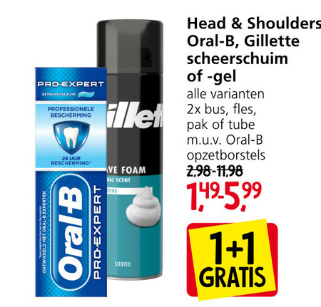 Oral-B   shampoo, tandpasta folder aanbieding bij  Jan Linders - details