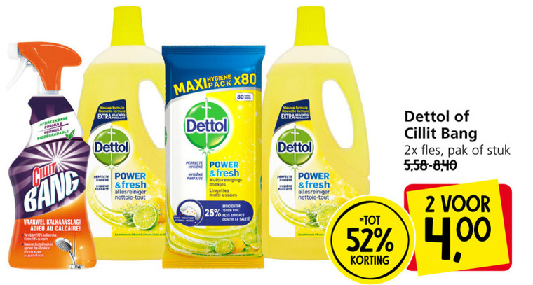 Dettol   allesreiniger folder aanbieding bij  Jan Linders - details