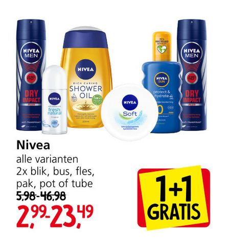 Nivea   deodorant, conditioner folder aanbieding bij  Jan Linders - details