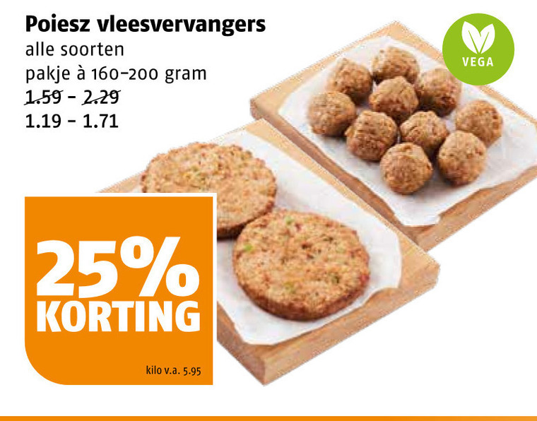 Poiesz Huismerk   vegetarisch folder aanbieding bij  Poiesz - details