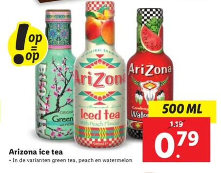 Arizona   ice tea folder aanbieding bij  Lidl - details