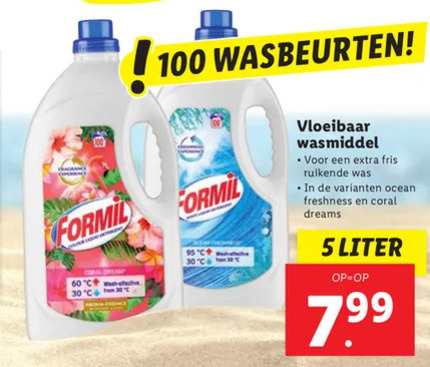 Formil   wasmiddel folder aanbieding bij  Lidl - details