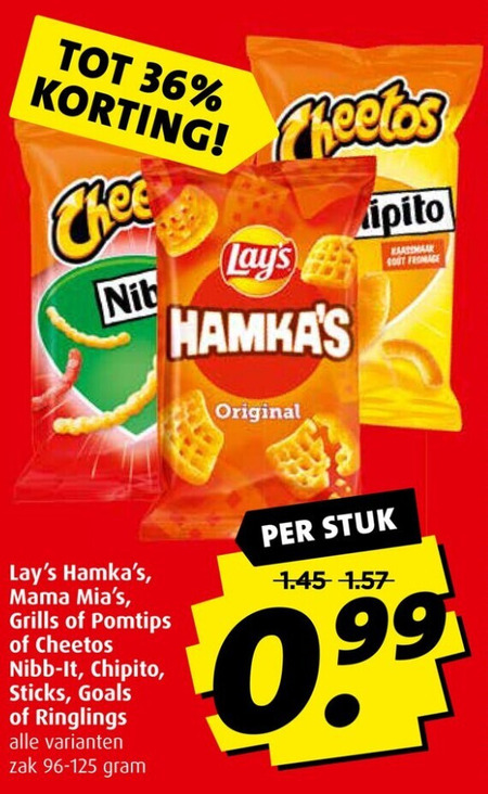 Cheetos   zoutje folder aanbieding bij  Boni - details