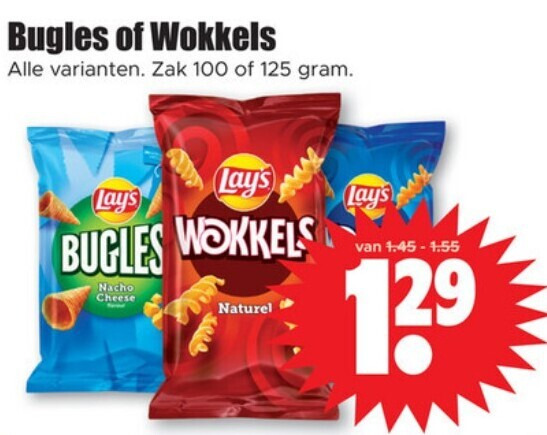 Lays   zoutje folder aanbieding bij  Dirk - details