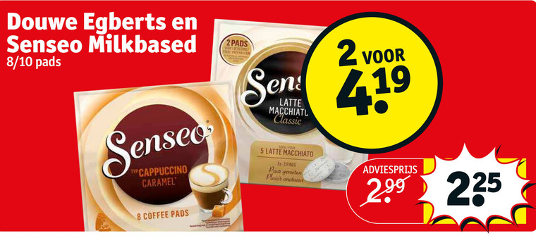 Douwe Egberts Senseo   oploskoffie, koffiepad folder aanbieding bij  Kruidvat - details