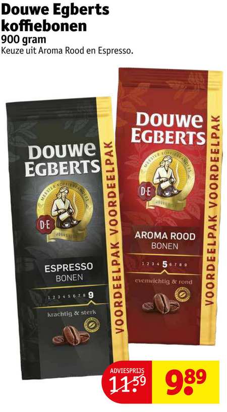 Douwe Egberts   koffiebonen folder aanbieding bij  Kruidvat - details