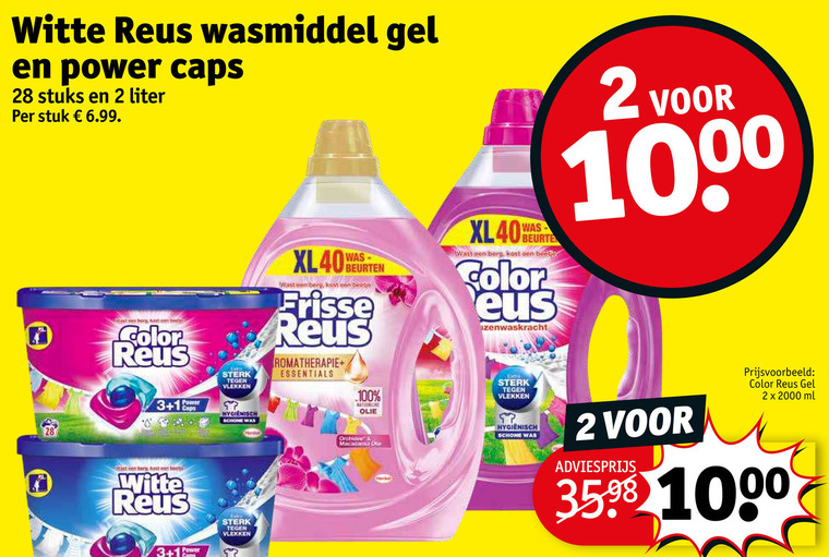 Witte Reus   wasmiddel folder aanbieding bij  Kruidvat - details