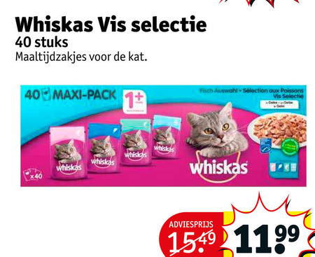 Whiskas kattenvoer aanbieding bij - details