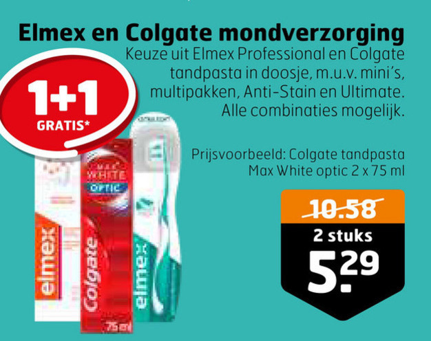 Colgate   tandpasta, tandenborstel folder aanbieding bij  Trekpleister - details